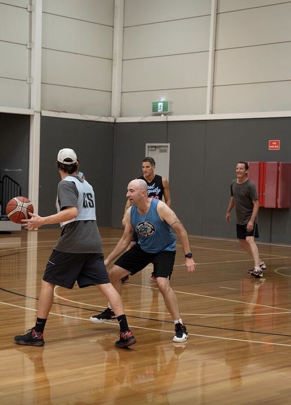 Marshy playing basketball